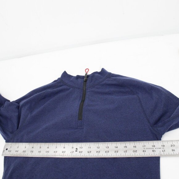 Orlebar brown sweatshirt men's large Bray Adventure Zip up in Navy nylon blend - Picture 7 of 7